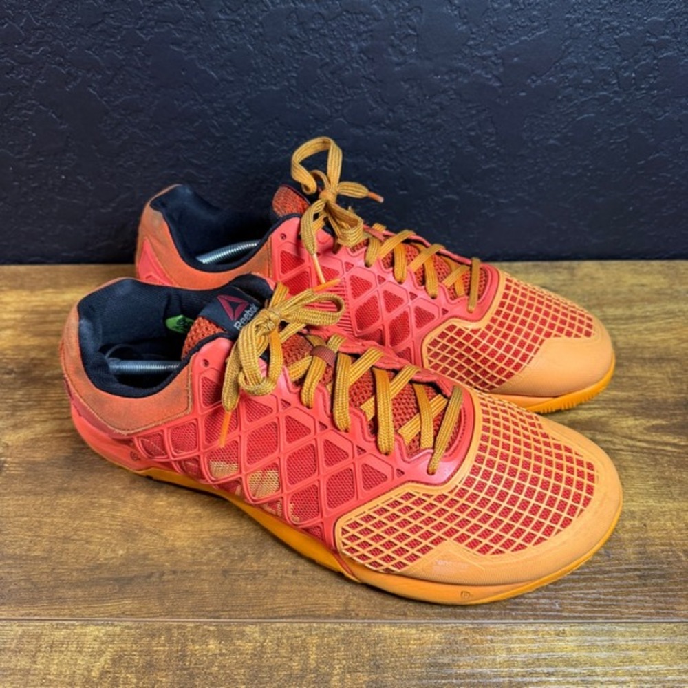 Reebok CrossFit Nano 4.0 M40524 Orange Synthetic Training Shoes Mens‎ Size 14